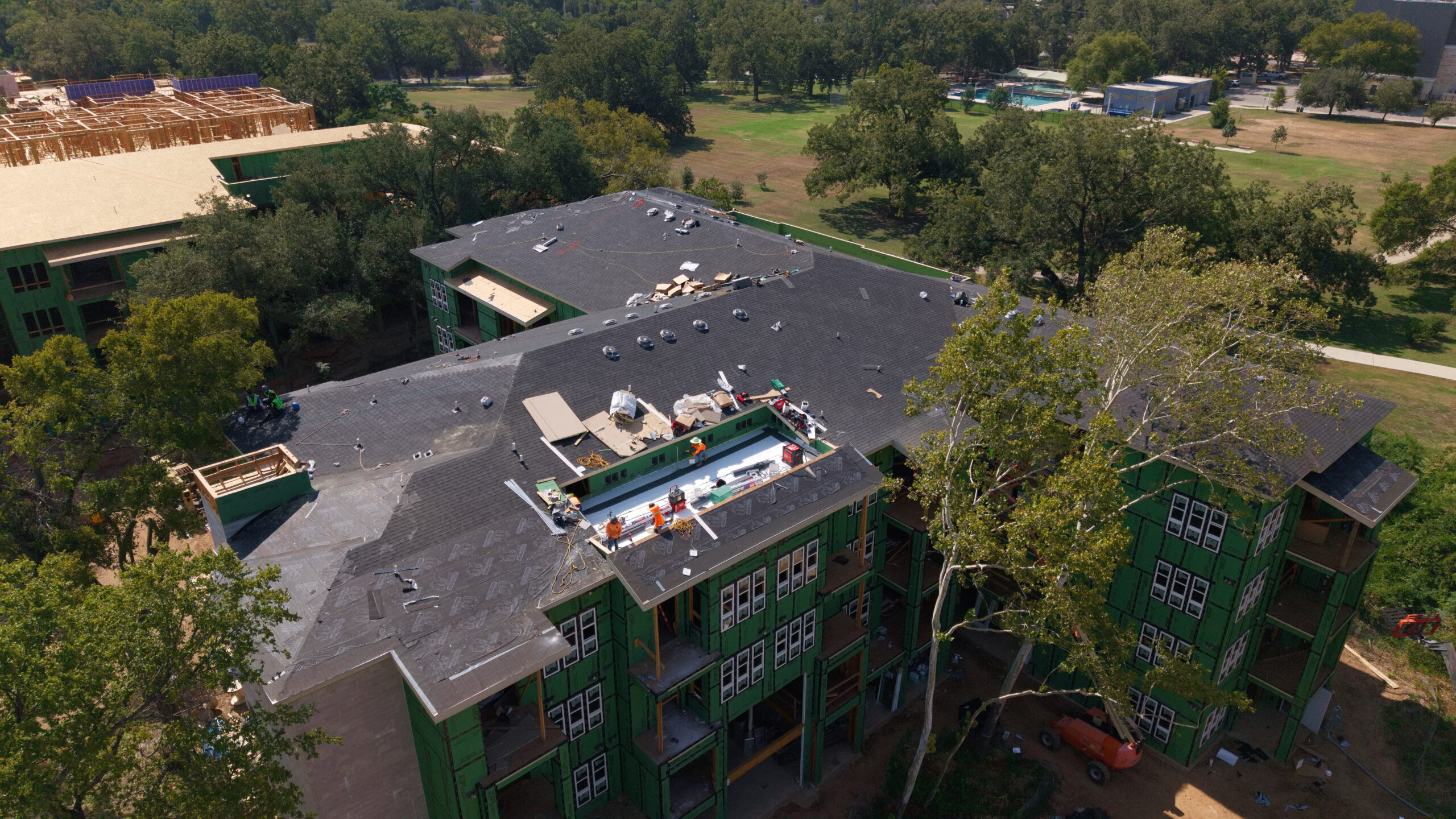 Aerial Roof Build Photo
